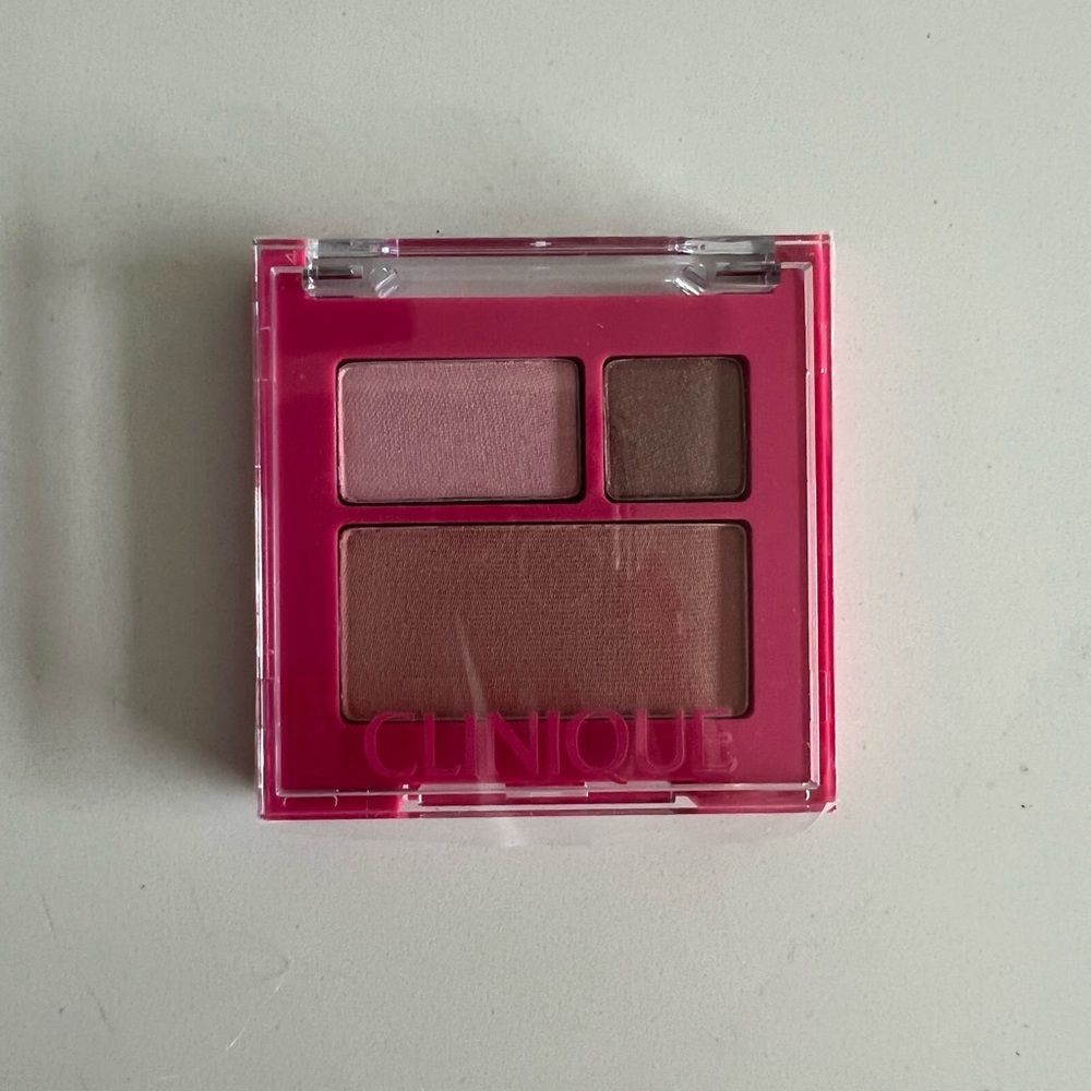 NWOT- clinique eyeshadow blush duo